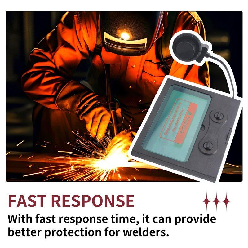 Aug. Solar Auto Darkening Welding Lens Panel Welding Helmet Mask Automatic Filtering Lampshade Eye Goggles