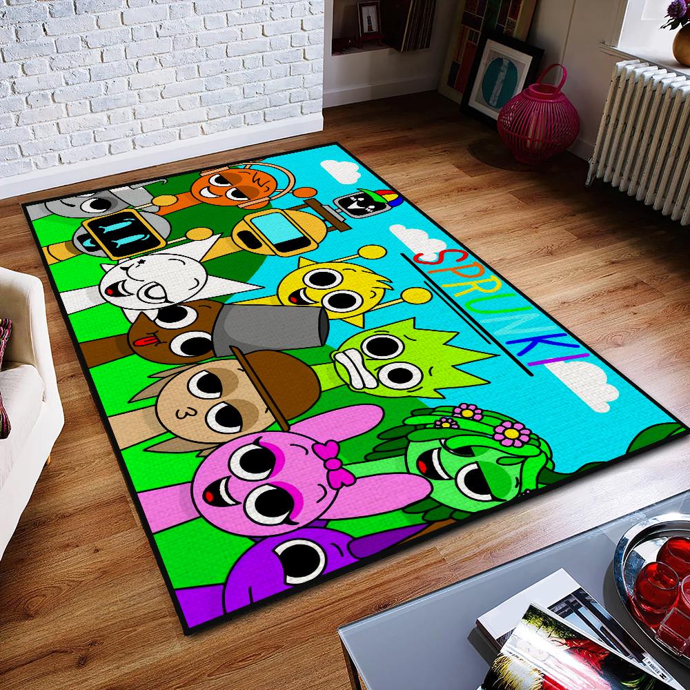 Door Mat Anti-Slip Kitchen Bedroom Game Handmade Tufted Rug I-Incredibox Carpet Living S-Sprunki Room Entrance Decoration