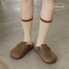 Two-tone four-season women's fashion design pretty socks