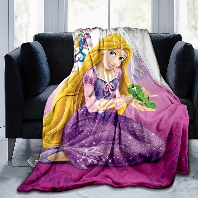 1pc. Disney Princess Rapunzel Blanket - Perfect for Home, Office, Outdoor Use, Gift Idea, Suitable for All Seasons Z0417260