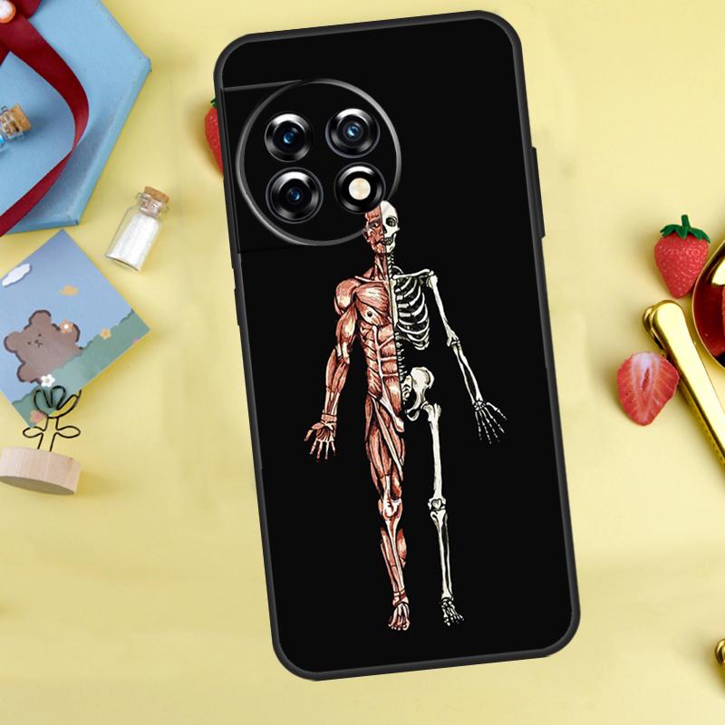 

Skeleton Art Case For OnePlus Nord 5 CE 2 3 4 Lite N20 N30 OnePlus 10T 12R 13R 13T 10 11 12 13 15 Cover OnePlus 10Pro