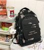 Schoolbag Korean version ins schoolbag female college student cute bear print backpack high school junior high school student large capacity backpack 