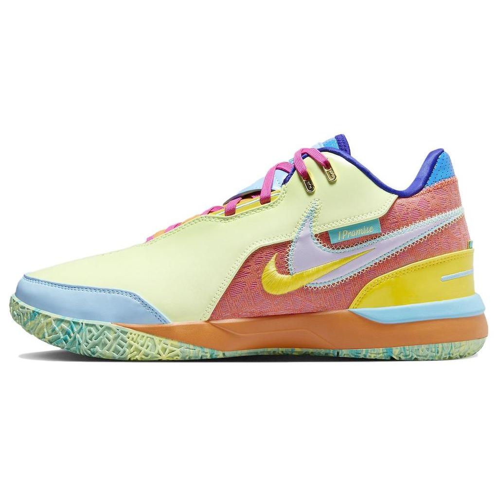 Nike זום לברון NXXT Gen Ampd IPS I Promise נעלי ספורט לגברים רב צבעוני ויולט-ערפל בקושי-וולט FZ7885-500