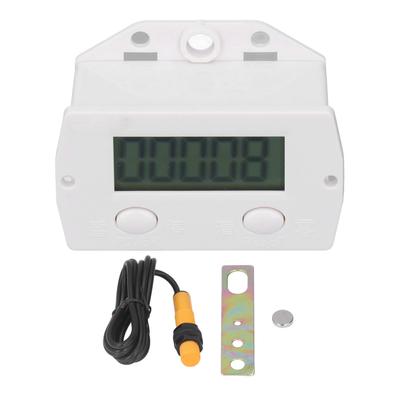 BERM Punch Elektronischer Zähler 5-stellige Digitalanzeige 099999 Kunststoffsensor mit Magnet
