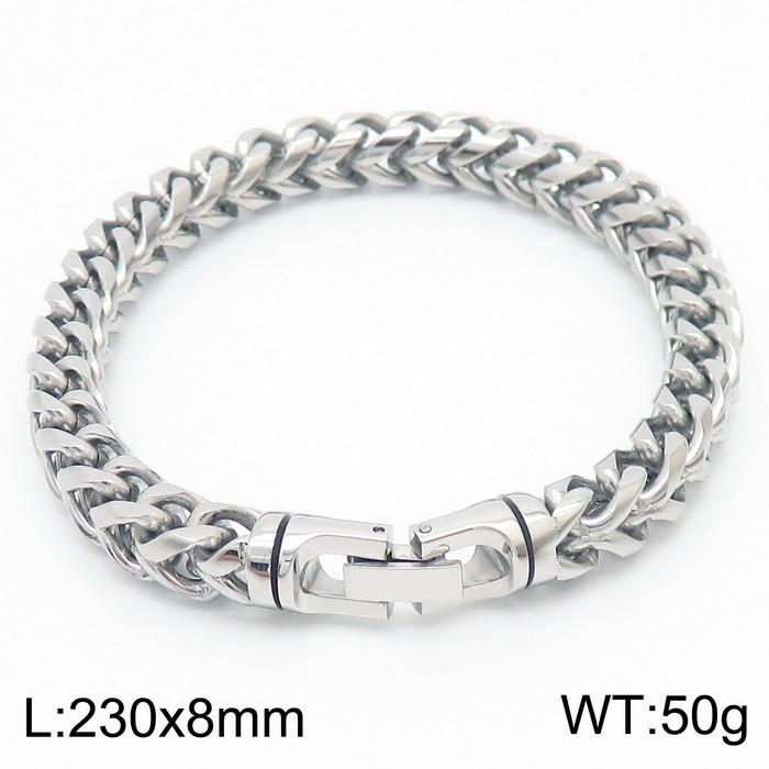 Trendy Minimalist Dragon Bone Chain Titanium Steel Bracelet
