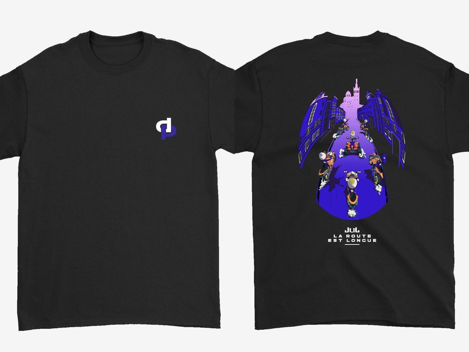 

Французский рэп футболка Jul уличный хип-хоп оверсайз графическая Y2k футболка MISE A JOUR футболка Julien Mari Харадзюку уличный повседневная футболка 4XL