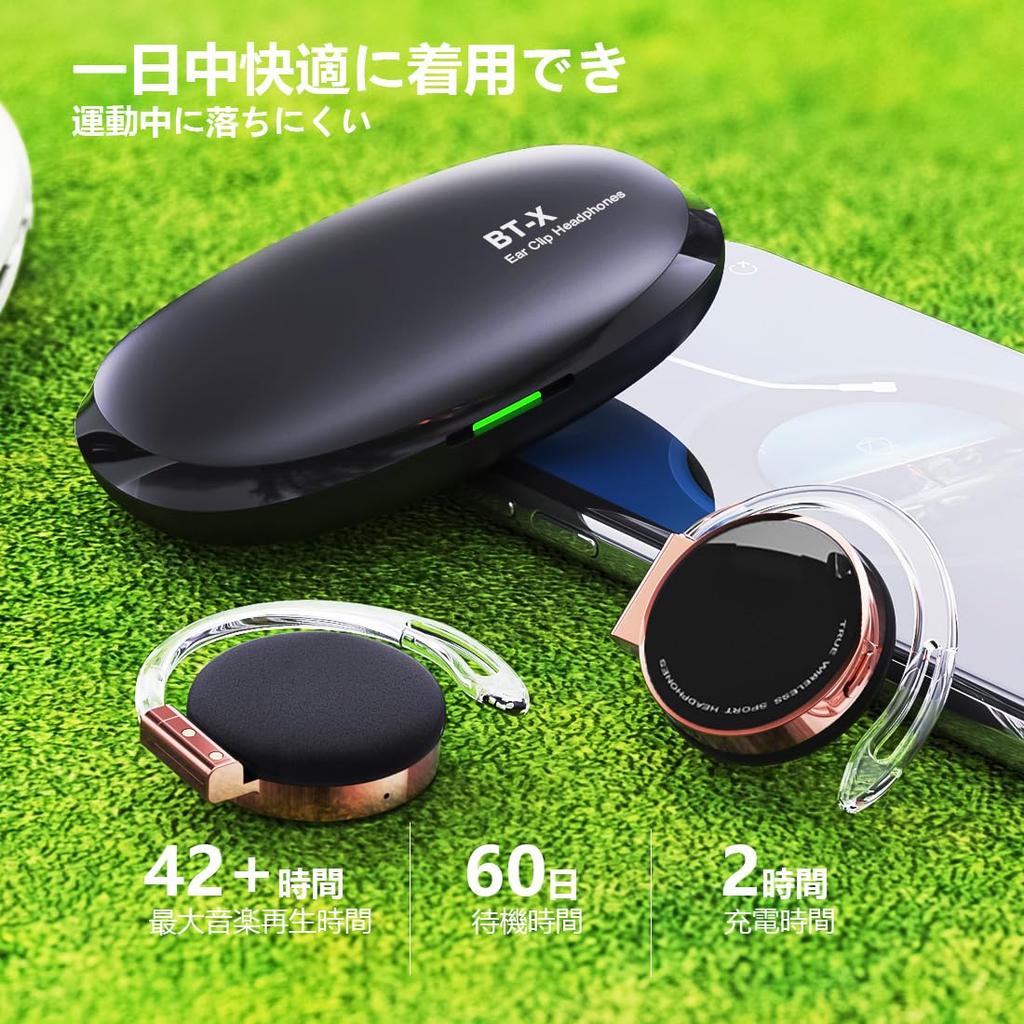 Bluetooth wireless sports lightweight new wearing method that go into the headphones Ear-hook earphones, 5.3 clip-on earphones, ear-hook, open-back,