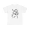Vintage Rattlesnake Graphic T Shirt Drawing Serpent Python Wildlife Zoology