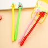 4Pcs Cartoon Theme Gel Pen Quick Drying 0.5MM Refillable Gel Inks Pen for Writing Journaling Office School Supplies