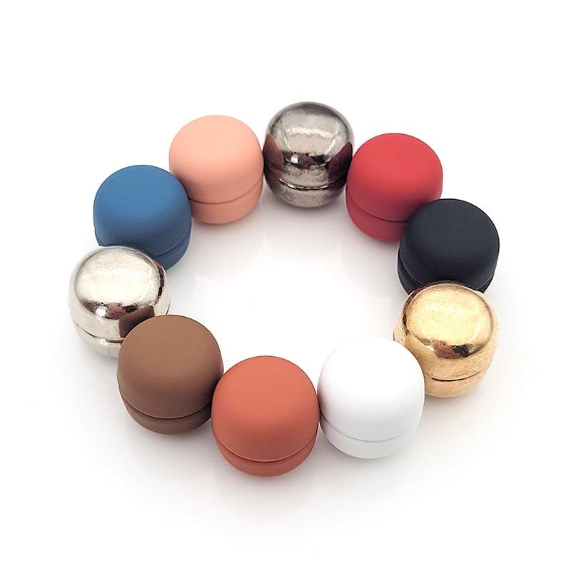 Macaron Magnetic Silk Scarf Buckle - Multifunctional Anti-Exposure Shawl Accessory