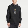 Li-Ning Wade Series Cartoon Portrait Embroidered Pullover Sweatshirt Men Sweatshirt Black AWDR081-3