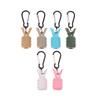 6Pcs New Squid Jig Bait Protector Kit Webfoot Octopus Egi Hook Cover Cuttlefish Umbrella Lure Cap With Carabiner Sea Accessories