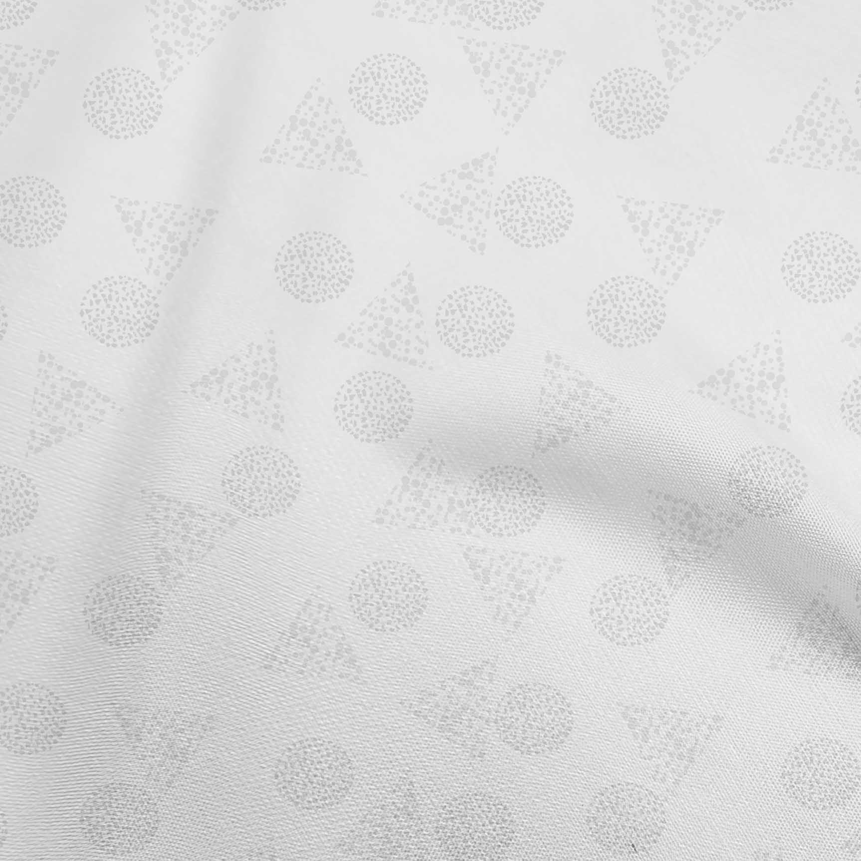 

oneOone Cotton Flex Шоколадно-коричнева тканина Крапка Круг Швейні Ремісничі проекти Принти на тканині 40 дюймів 42 Inch Wide - Viscose Chiffon білий