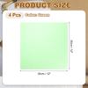 uxcell 30x30cm Large Microfiber Guitar Polish Cleaning Soft and for Cymbal for and Other Instruments 4-Pack Cloths, Thick, Cleaner, Green, Violin,