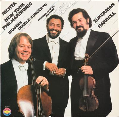 LP Record ZUBIN MEHTA NEW YORK PHILHARMONIC Double Concerto Academic Festival M35894 CBS Masterworks 1981 US Classical Used
