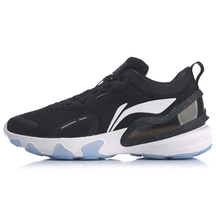 New LiNing Arashi Cushioning Support Rebound Low Top Running Shoes Women's Standard Black ARHP204-2