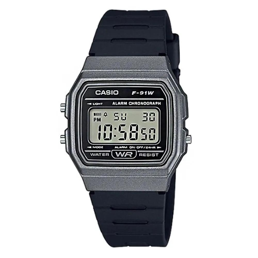 Cio F-91WM-1B Universal Watch Urethane Band Wristwatch