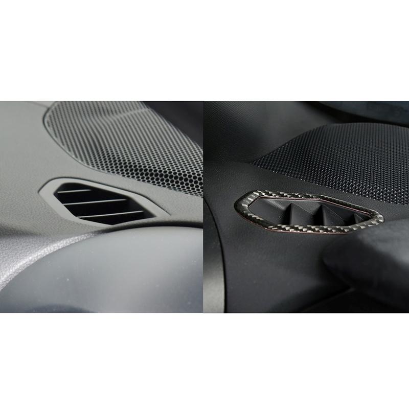 Real Carbon Fiber Car Accessories Dashboard Air Vent Cover Soft Sticker For Subaru BRZ/ For Toyota GR86    2024 2025