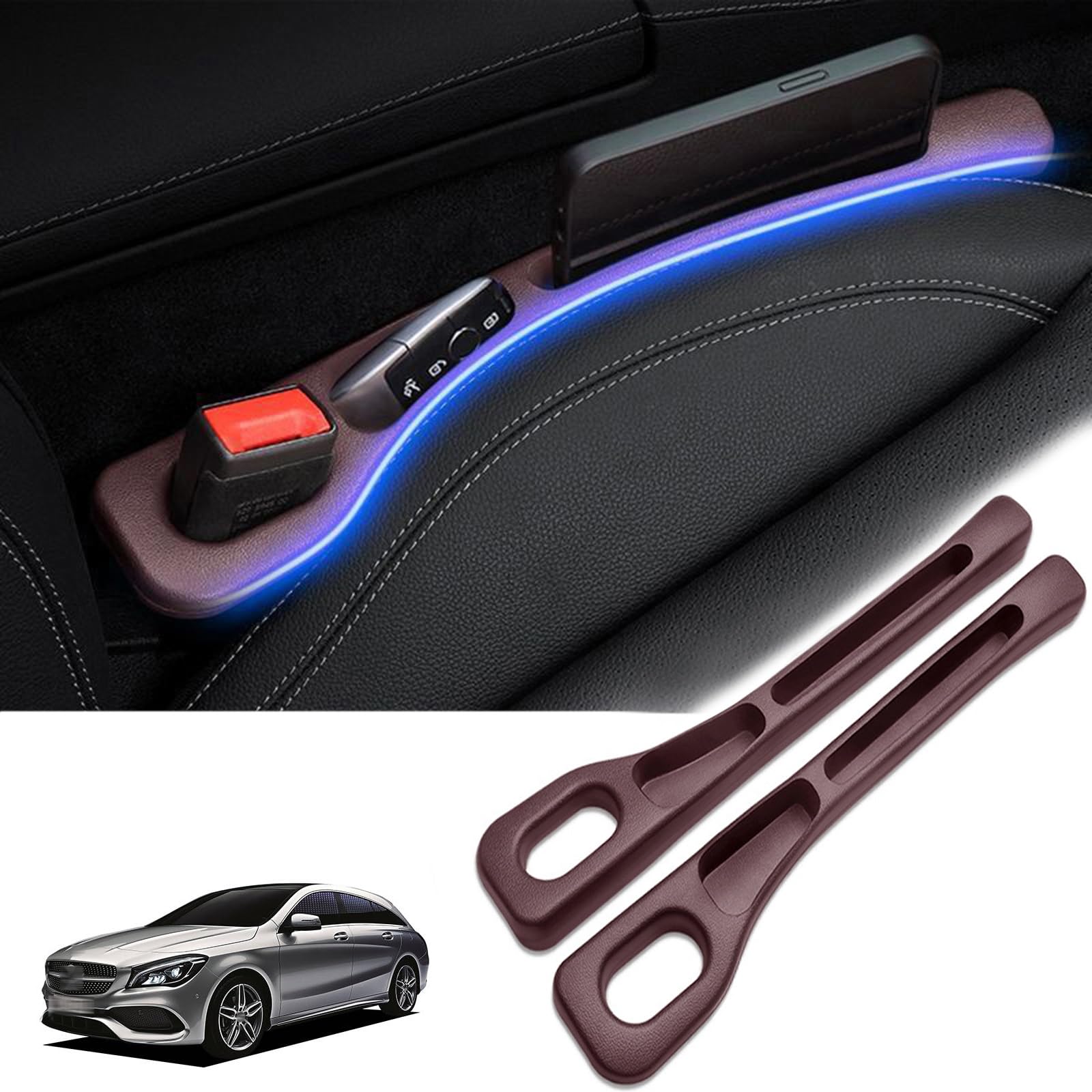 

(New Multi-functional & Storage for Small Items) Compatible with Car Gap Cushion, Mercedes-Benz CLA-Class One Size