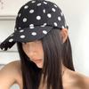 Korean Style Soft-top Polka Dot Baseball Cap Adjustable Wide Brim Sun Hat Lightweight Breathable Casual Hat Summer Outing