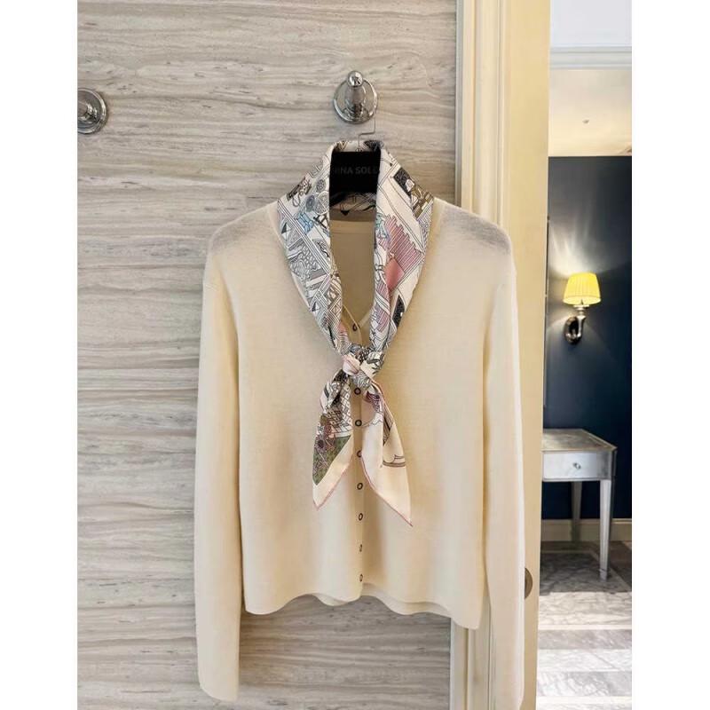 NINA SOLOR Heavy Twill Silk Scarf