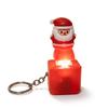 Santa Claus Christmas Fidget Button Keychain Sound Finger Button Clicker  Xmas Gifts