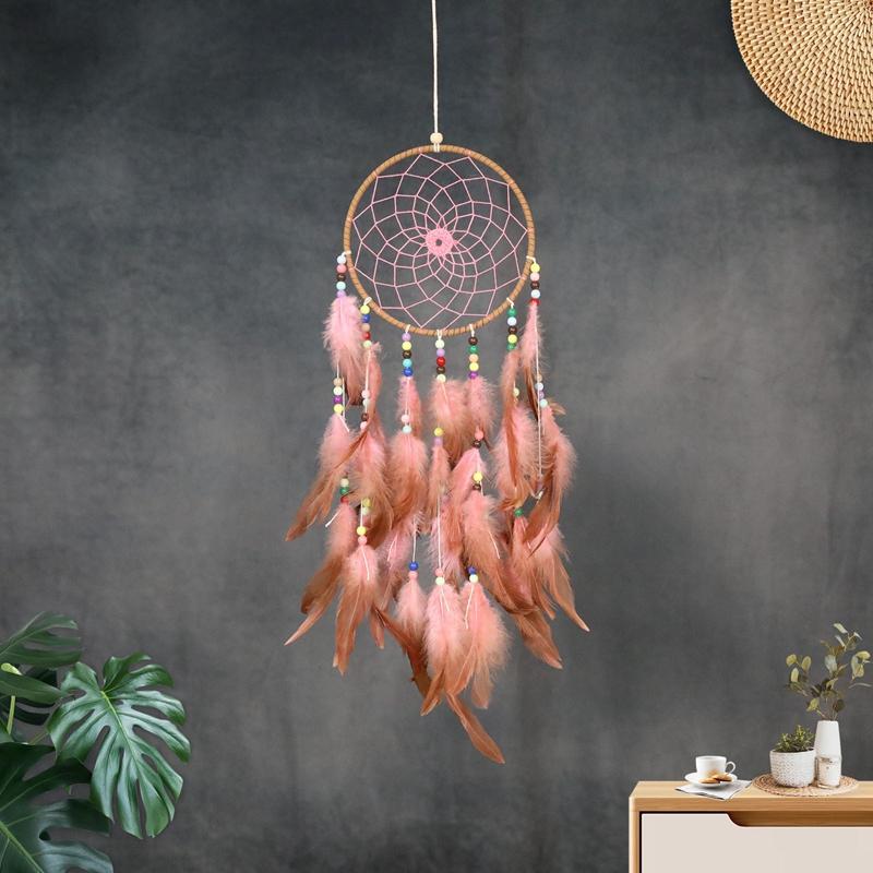 Creative Bohemian Feathers Dream Catcher Bedroom Decorations Hand Made Ornaments Festival Gifts Wall Hangings Door Pendants