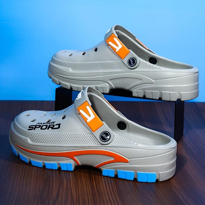 Bequeme atmungsaktive Herren-Plateau-Clogs - EVA-Sandalen für den Innen- und Außenbereich - Lässige Sommerschuhe