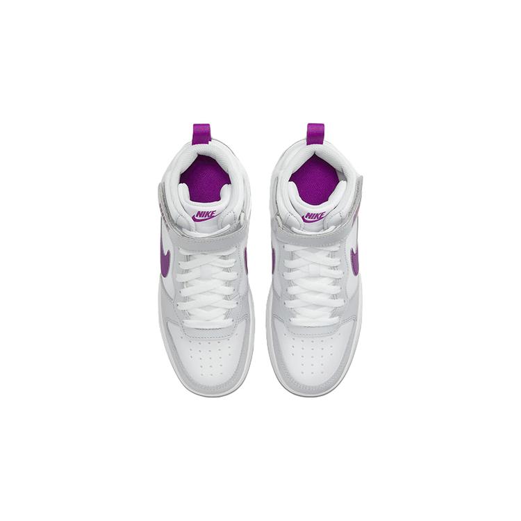 Nike Court Borough Mid 2 GS 'Pure Platinum Vivid Purple' CD7782-009