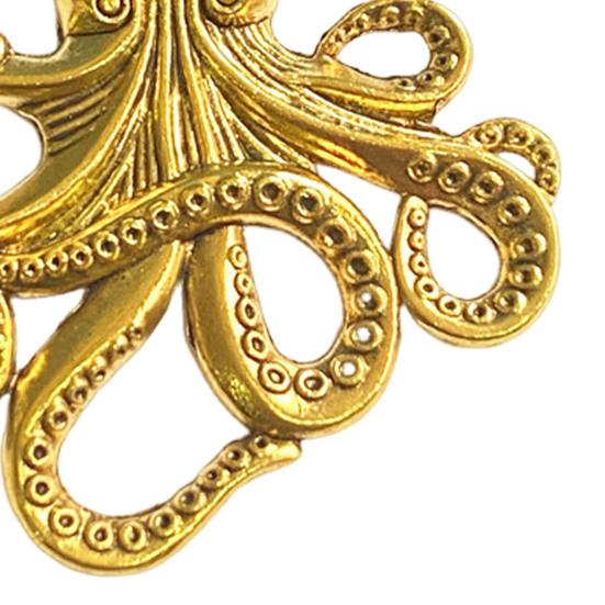 Vintage Oktopus Halskette Punk Oktopus Anhänger Halskette Retro Stilvolle Meereswesen Halskette Geschenk für Frauen
