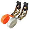 In Stock Rubber-Coated Self-Locking Ratchet Tie-Down Straps for Cargo and Luggage