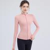 Women's Long Sleeve Yoga Top - Stand Collar, UV Protection, Lightweight Fitness Shirt for Summer 2024