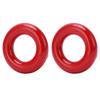 2pcs Golf Weighting Ring Round Glossy Trainning Club Swing Weight Donut for Warm Up Red