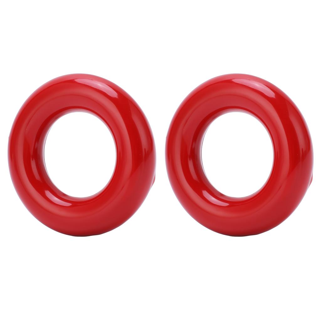 2pcs Golf Weighting Ring Round Glossy Trainning Club Swing Weight Donut for Warm Up Red