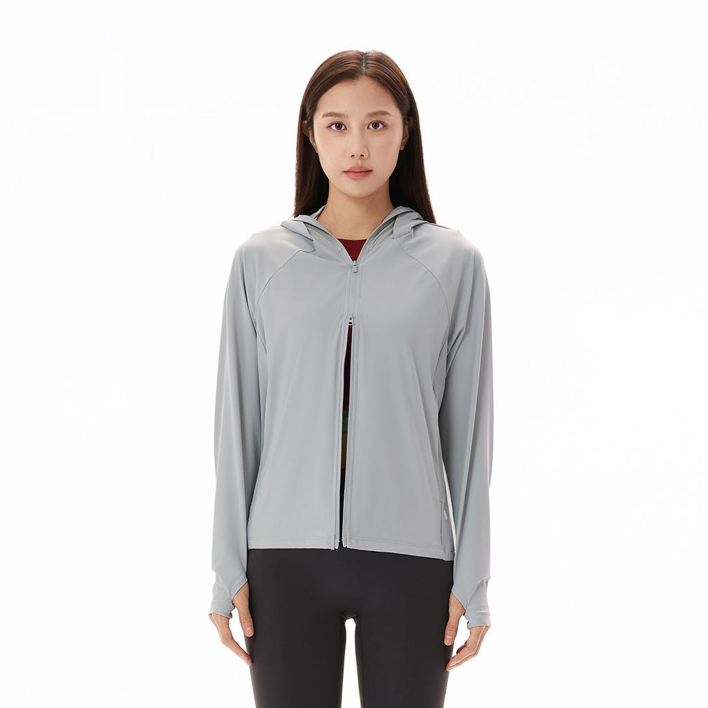 Li Ning Fitness Series Hooded Letter Logo Fitness Jacket Women jackets AFDW732-3