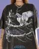 Snowy Owl Winter Wildlife Bird Of Prey Nature Lover Comfort Colors® Tshirt, Vintage Animal Art Black And White Tees,