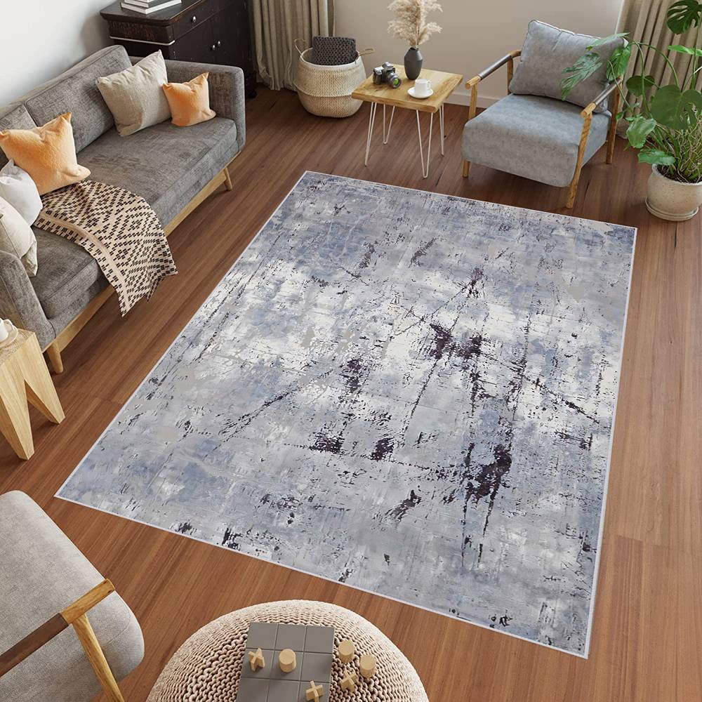 

Eliana Home Washable Printed Carpet LNA0446 50x80 серый