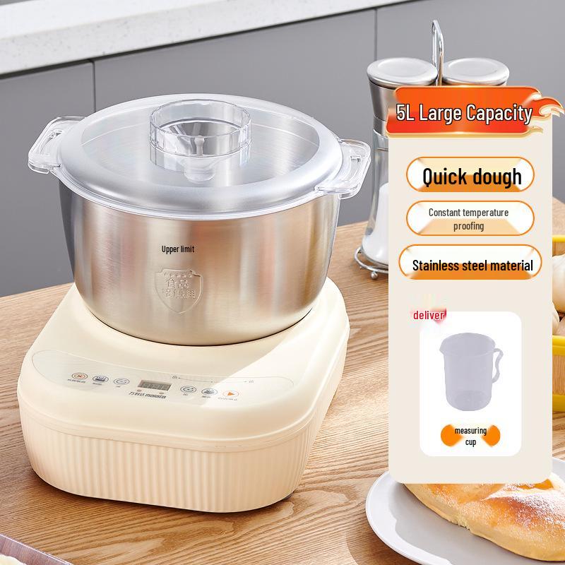 Smart Touch Wanlida Edelstahl Teigknetmaschine mit Temperaturregelung und großem Fassungsvermögen