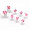 8pcs/Bag Soft Silicone Flower Perals Design Toe Separator for Pedicure Foot Splitter Flexible Finger Toe Separation Tool FZQ01