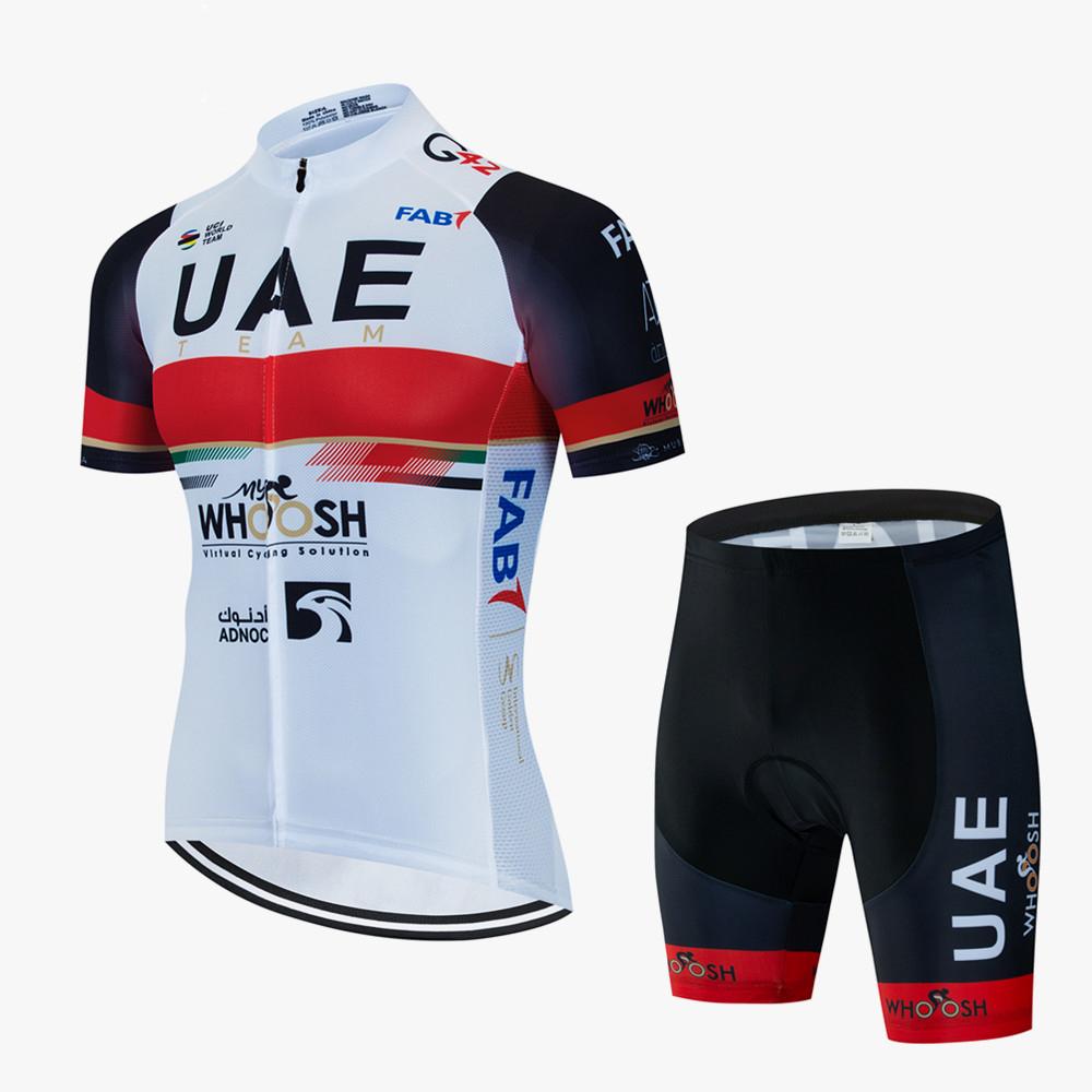 Förenade Arabemiraten Cykeltröja Set Cykeldräkt Mountainbikes Sommaroutfit Cykelkläder för Män Mtb Tröja Bib Shorts Cykelkläder Cykel