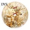 Seasonal Home Decoration 35.4" Christmas Tree Skirt, Round Mat with Vibrant Holiday Prints for Party Decor Decorations and Decor, Durable Xmas