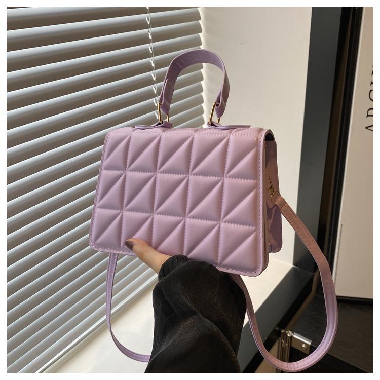 Solid Color Women's Crossbody Bag - 2024 Spring/Summer Fashionable Versatile Single Shoulder Bag