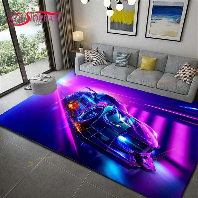 Game NFS Cars Printed Carpets Living Room Anti-Skid Area Rug Kids Bedroom Mats Yoga Mat Large Carpet Decor