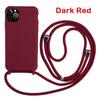 Crossbody Lanyard Liquid Silicone Phone Case for iPhone 15 14 13 12 11 Pro Max XSMAX XR 8 7+ /Samsung S23 S22 S21 Ultra Plus S21FE A13 A53 A52 A14 A54
