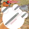 Chain Saw Guide Bar Replacement Metal Silver Professional High Accuracy Wear Resistant Repair Parts