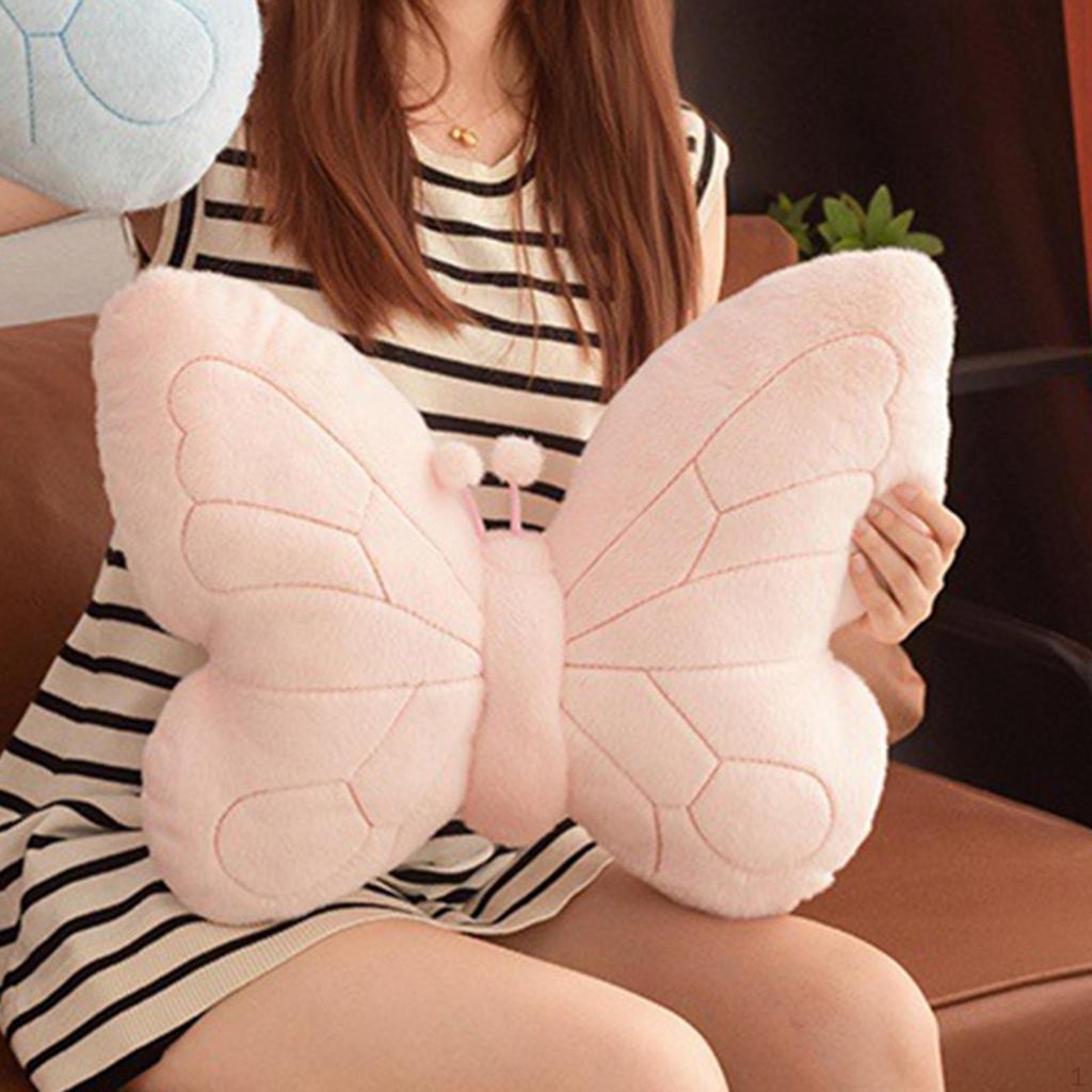 Butterfly Shaped Throw Pillow Animal Birthday Gift Home Decor Decorative Cute for Office