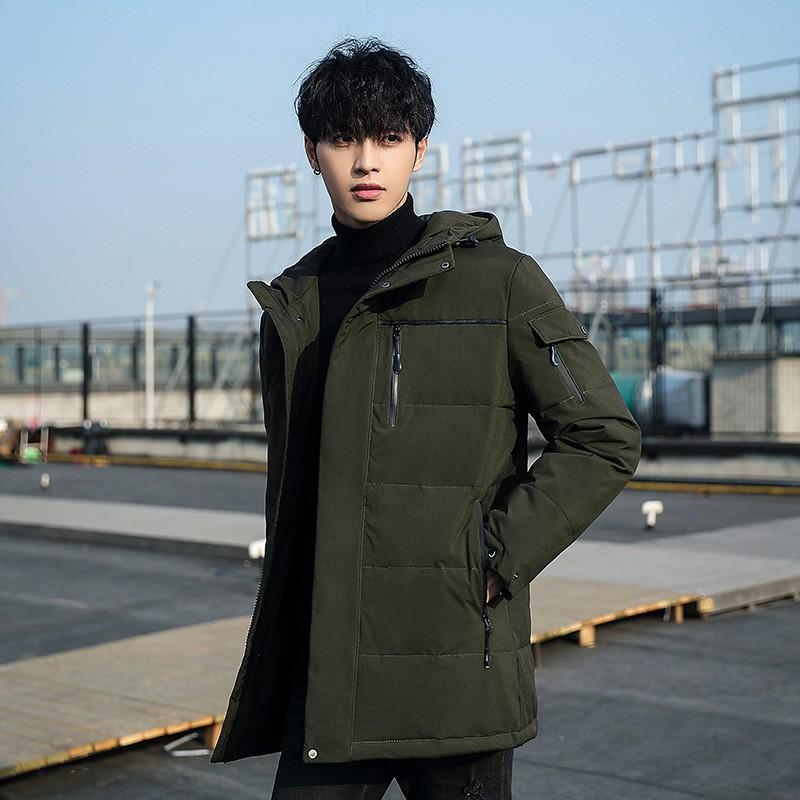 Men Thickened Winter Down Jacket Outdoor Windproof Waterproof Puffer Coat