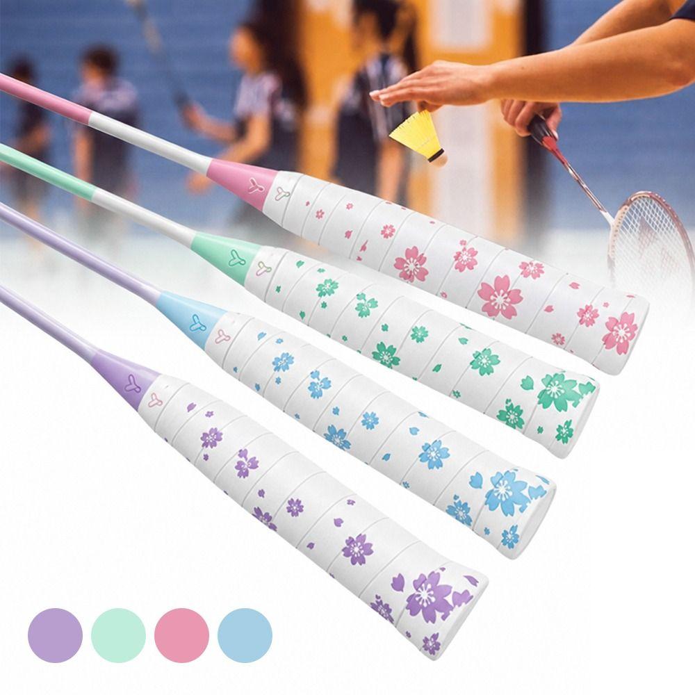Non-Slip Badminton Handle Wrap Tape Sakura Print Tennis Racket Grip Tape Racquet Supplies