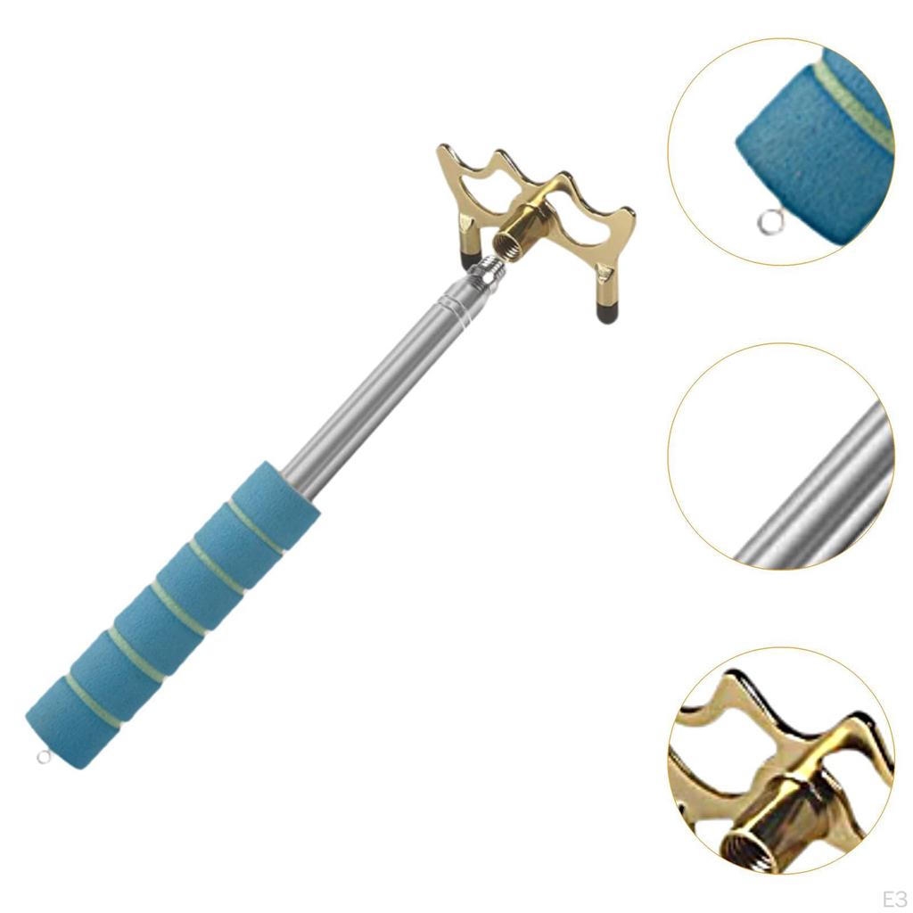 Telescopic Pool Cue Adjustable Support Snooker Holder Billiards Bridge Stick for Training