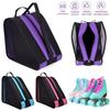 Kids 3 Layers Breathable Skate Bag Portable Roller Skates Bag Large Capacity Ice Skating Shoes Bag Kids Inline Skate Storage Bag